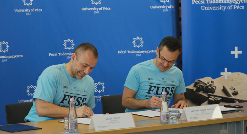 Tovább erősíti sportos közösségét a PTE: folytatódik az együttműködés az ATS Focivilággal