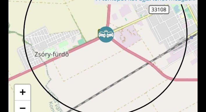 két autó ütközött Mezőkövesdnél, hárman utaztak a járművekben