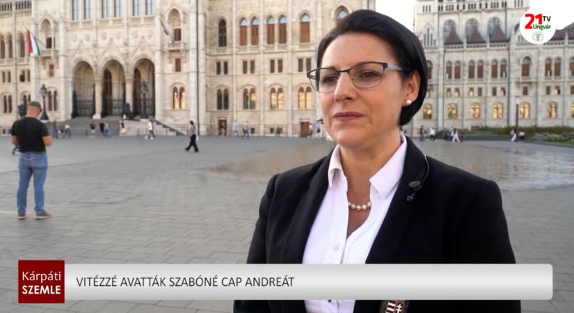 Vitézzé avatták Szabóné Cap Andreát – (videó)
