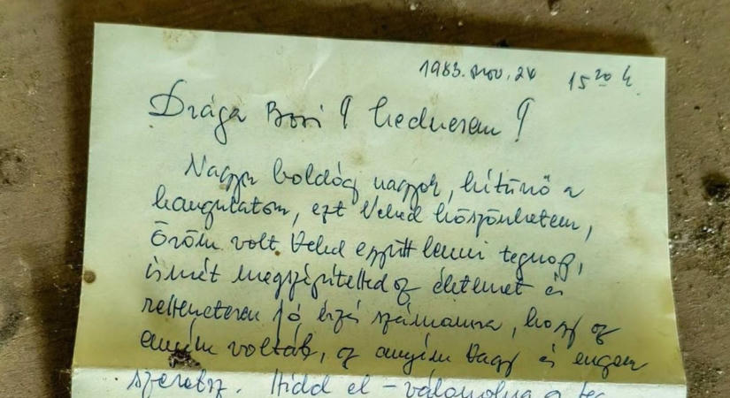 Több mint 40 éves szerelmes levél bukkant fel egy elhagyatott házban, de más meglepetést is tartogatott az elmúlt hét