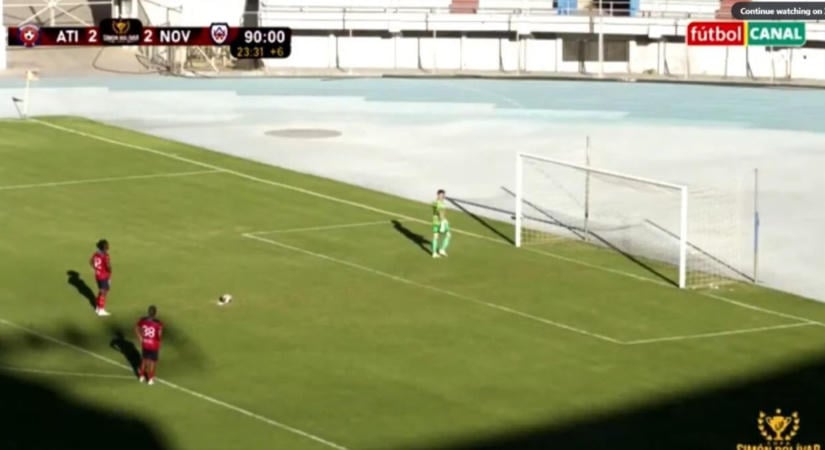 Hihetetlen jelenet: a kapus nem volt hajlandó védeni a tizenegyest (Videó!)