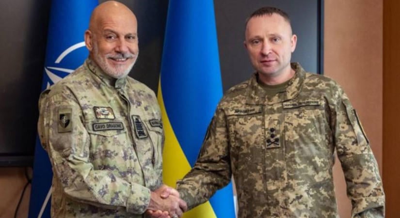 Nyolc év után visszatért Kijevbe a NATO Katonai Bizottsága, a fronthelyzetről egyeztettek