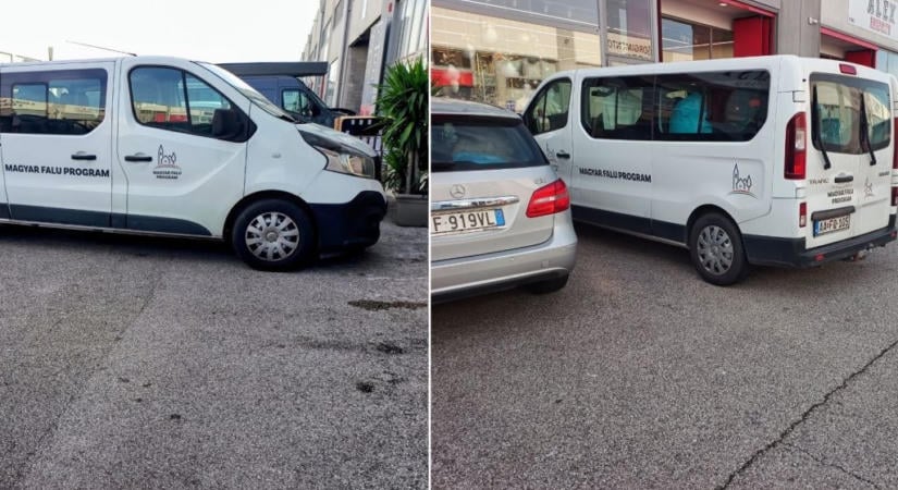 Olaszországban, egy nagykereskedelmi divatáru központban is járt falubusz