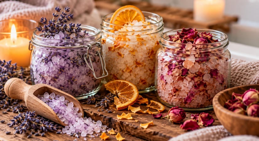 Fürdősó otthon: 3 egyszerű DIY-recept, amivel igazi wellnessélmény lesz a fürdőzés