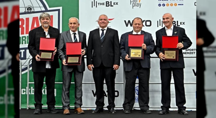 Életműdíjat kaptak a magyar kick-box sportág úttörői