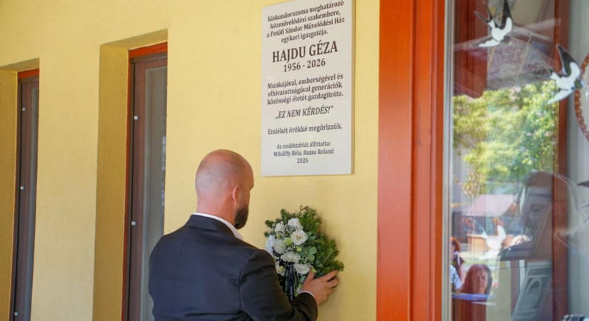 Aki egész életében Dorozsmát szolgálta – emléktáblát kapott Hajdu Géza  fotók, videó