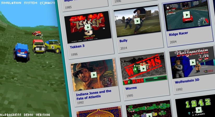 Régi C64 és DOS játékok egy helyen: hatalmas gyűjtemény a nosztalgiázáshoz