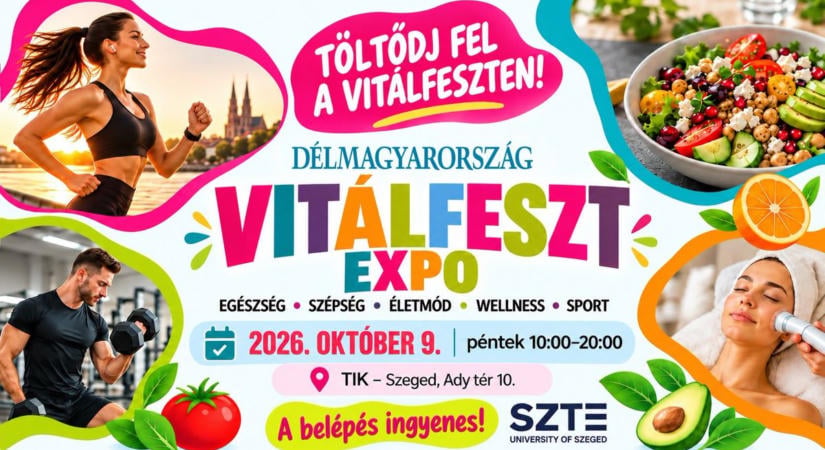 Egy nap, amikor önmagával foglalkozhat: irány a szegedi VitálFeszt!