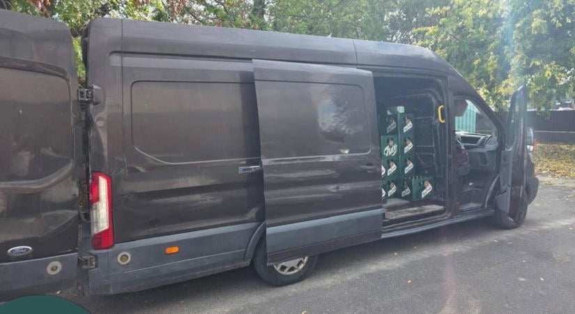 1300 liter sörrel bukott le egy sofőr Komáromnál, állítása szerint saját célra vásárolta: milliós bírság lett a vége - fotók