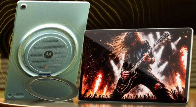 Brutál beépített hangrendszert kapott az új Motorola tablet