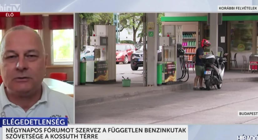 Négynapos fórumot szerveznek a független benzinkutasok a Kossuth téren