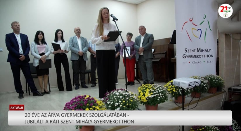 Aktuális (2026.10.14) 20 éve az árva gyermekek szolgálatában – jubilált a ráti Szent Mihály Gyermekotthon (videó)