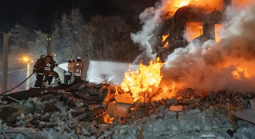 Többen megsebesültek Harkivban az éjszakai orosz légicsapásokban