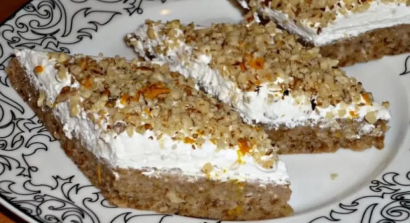 Filléres diós süti recept: Tojás nélkül is tökéletes!