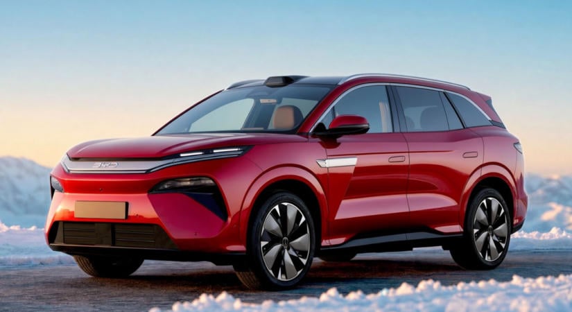 Itt az iszonyú gyorsan tölthető, óriási villany-SUV