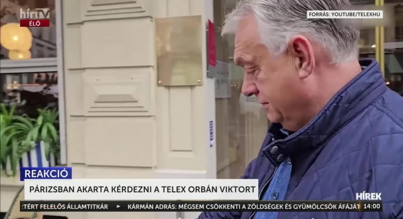 Unokája mellett támadta le a Telex Orbán Viktort Párizsban