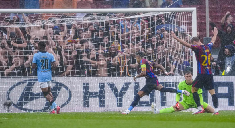 Nem lehet megállítani a Barcelonát, a katalánok Raphinha és Yamal vezérletével a Feyenoordot is kiütötték