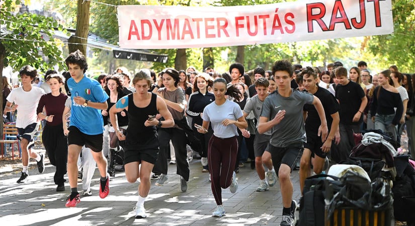 Hatszáz adys diák futott Debrecenben