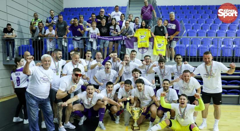 Újpest a futsalbajnok – újra bajnokcsapat Újpesten!