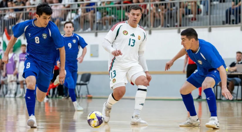 A magyar futsalválogatott egy góllal kikapott Üzbegisztántól