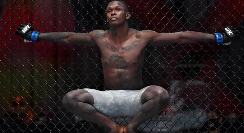 Israel Adesanya visszatér, egy 17–1-es középsúlyú ellen