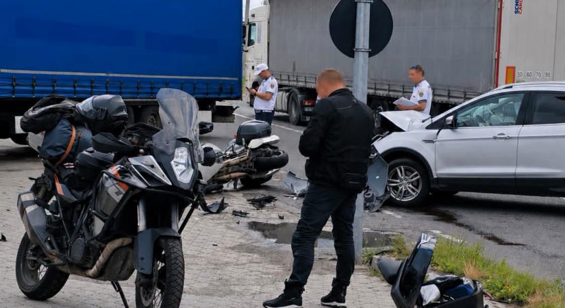 Motoros sérült meg egy csíkszeredai balesetben