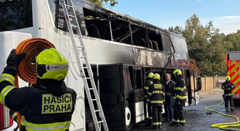 Biztonságban hazaérkeztek a szabadkai diákok, akiknek a busza kigyulladt Prágában