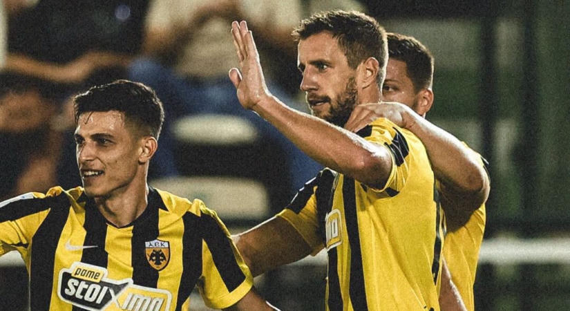 Varga Barnabás nem tud leállni – a 97. percben botlott az AEK