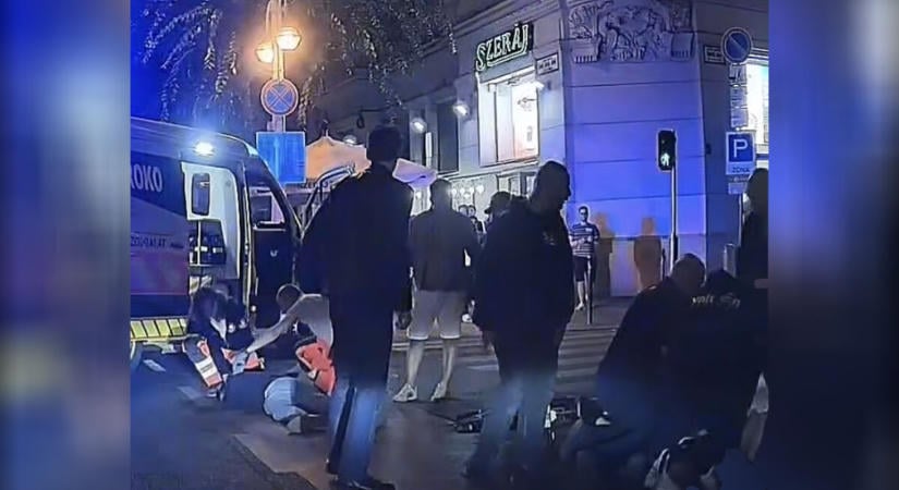 Vérlázító: elengedték a 21 éves angol verekedőt, aki a Vígszínház előtt ájultra rugdosott egy járókelőt