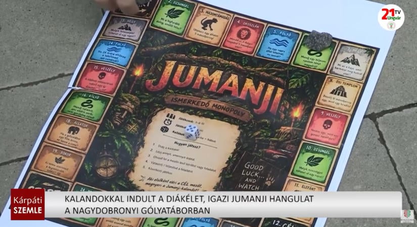 Kalandokkal indult a diákélet, igazi Jumanji hangulat a nagydobronyi gólyatáborban – (videó)