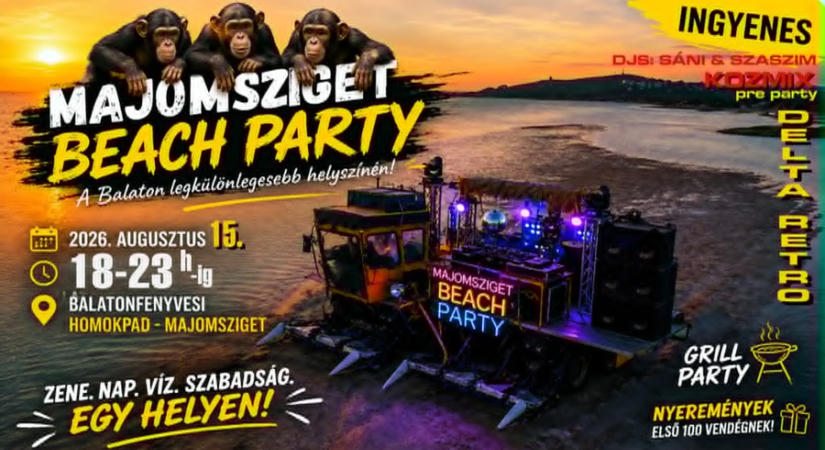 Egy felejthetetlen este a Balaton egyetlen szigetén