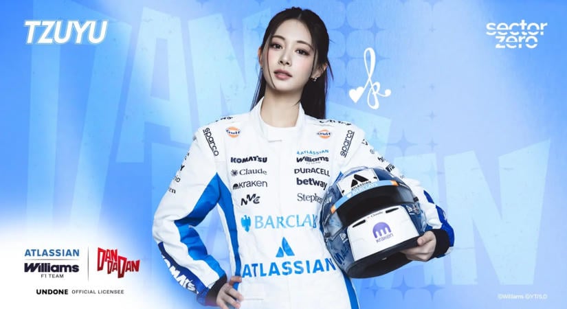 Váratlan crossover az F1-ben: K-pop sztárral és ikonikus animével állt össze a Williams!