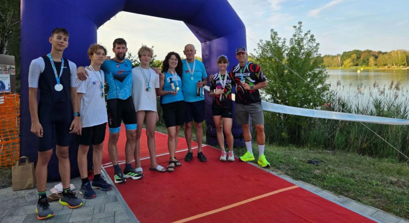 Triatlon: sikeres vasi sportolók Zalában