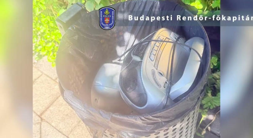 Ismételt betörés egy zuglói iskolában: milliós lopott cuccal üldögéltek a padon