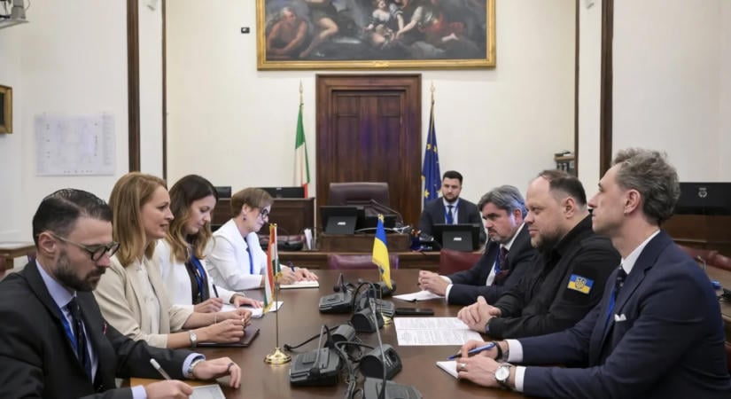 Az orosz–ukrán háború kitörése óta először volt házelnöki találkozó Magyarország és Ukrajna között