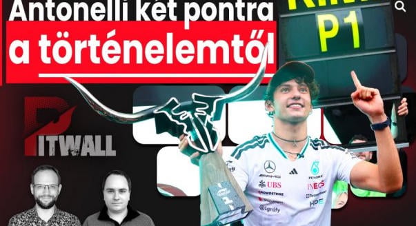 Pitwall: Antonelli két pontra a történelemtől