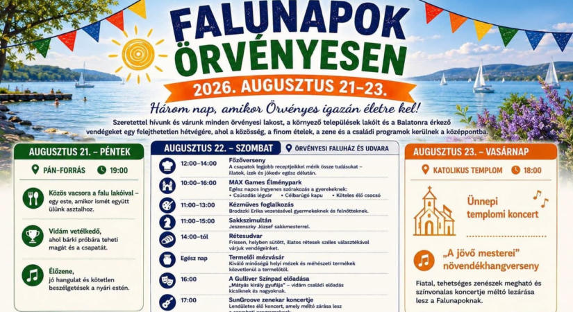 Falunapok Örvényesen 2026