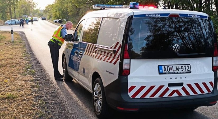 Ittasan, eltiltás alatt okozott súlyos balesetet, majd elmenekült a sofőr Majsánál  fotók, videó