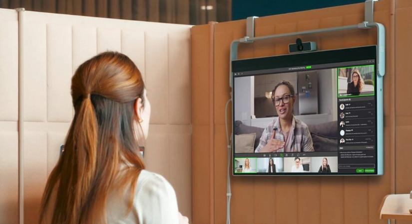 Nagyon szokatlan, akár fel is lógatható monitorral rukkolt elő az LG
