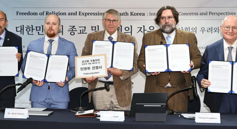 Nemzetközi jogvédő szervezetek hívják fel a figyelmet a vallásszabadságra és a véleménynyilvánítás szabadságára Dél-Koreában