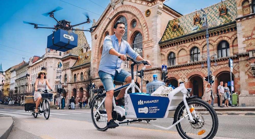 Teljesen átalakul a budapesti áruszállítás: Drónok, teherbicikli-flotta, új behajtási díjak, digitális rakodóhelyek lesznek nemsokára a belvárosban