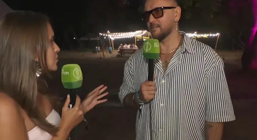 Majka a Petőfi TV-nek: Kicsit fura ezt a mikrofont fogni