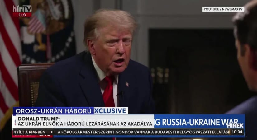 Donald Trump szerint gyalázatos, amit Zelenszkij csinált - HírTV