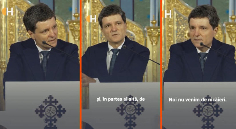 Nicușor Dan államelnök az egészséges nacionalizmus mellett tört lándzsát az ortodox egyházi újév napján