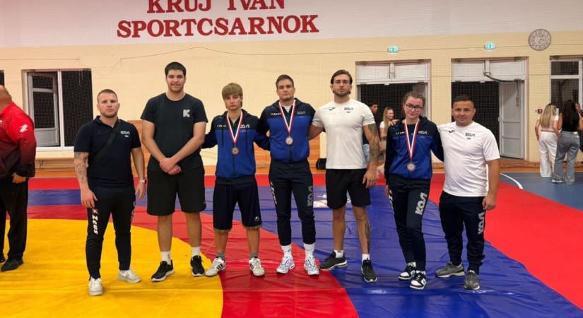 Három éremmel zárták az U23-as országos bajnokságot a kaposvári birkózók