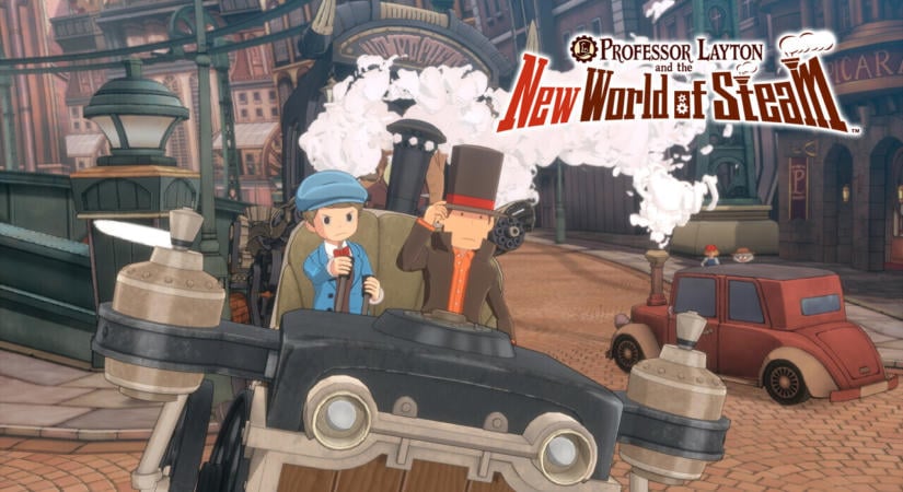 Negyedórányi videón a Professor Layton and the New World of Steam