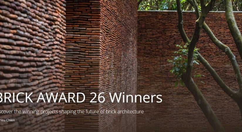 Itt lehet megismerni a Brick Award 2026 Nemzetközi építészeti pályázat eredményeit