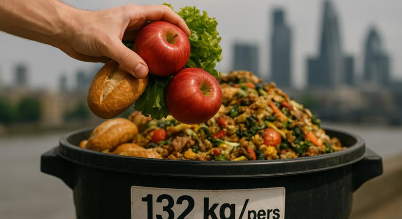 Nézd meg a kukádat: 132 kg ételt dobsz ki egy év alatt, pedig könnyen megmenthetnéd