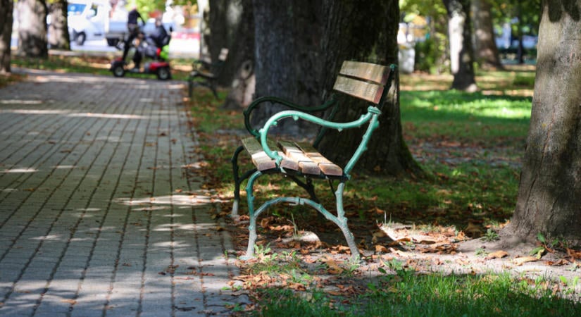 Valakinek nagyon kellenek a csavarok a Széchenyi parkból