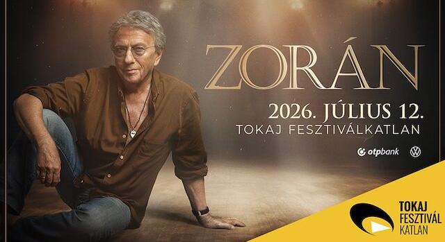 Ajánló: Zorán koncert a Tokaj Fesztiválkatlanban - jegyek itt